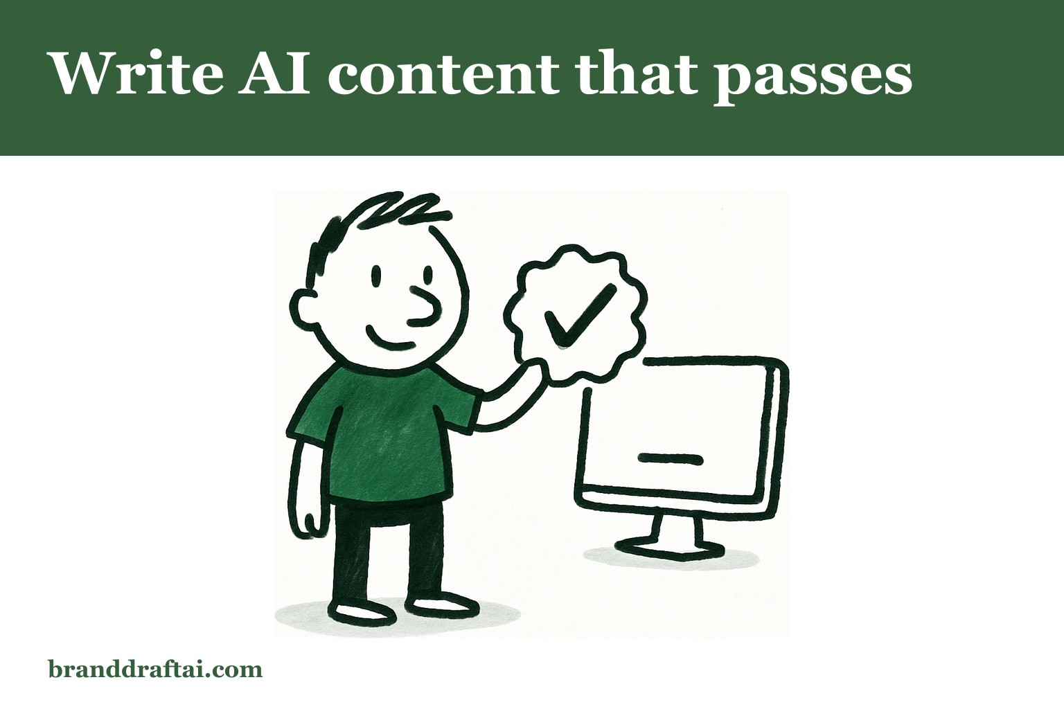Why your AI-written blog gets flagged and your competitor's doesn't
