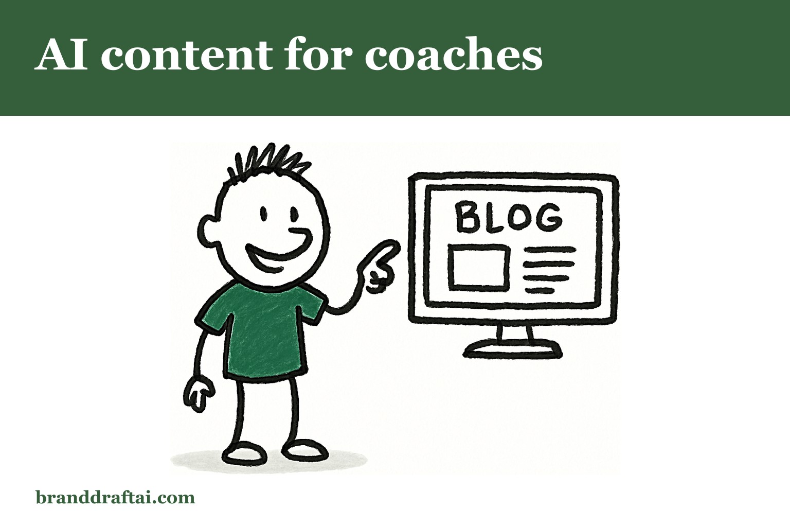How coaching businesses use AI to publish content that attracts ideal clients
