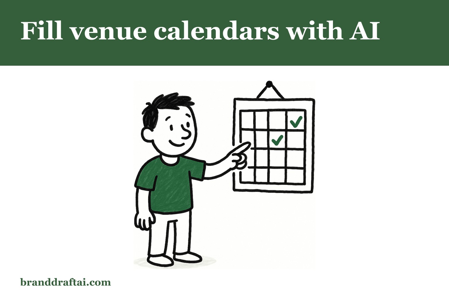 How event venues use AI content to fill their calendar year-round