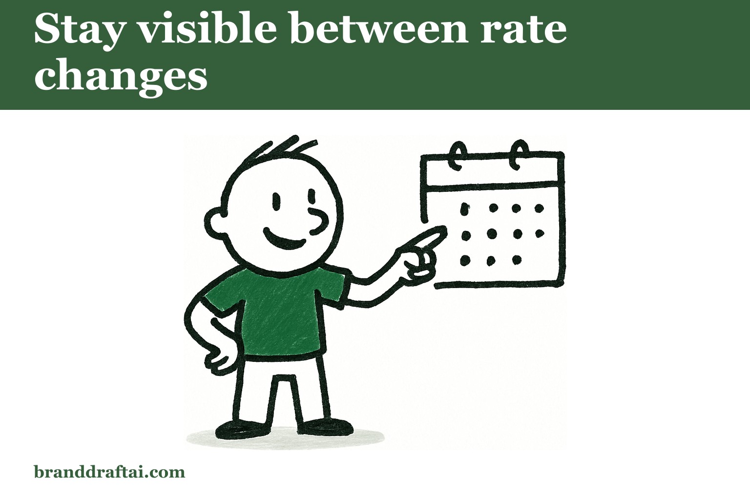 How mortgage brokers use AI content to stay visible between rate changes
