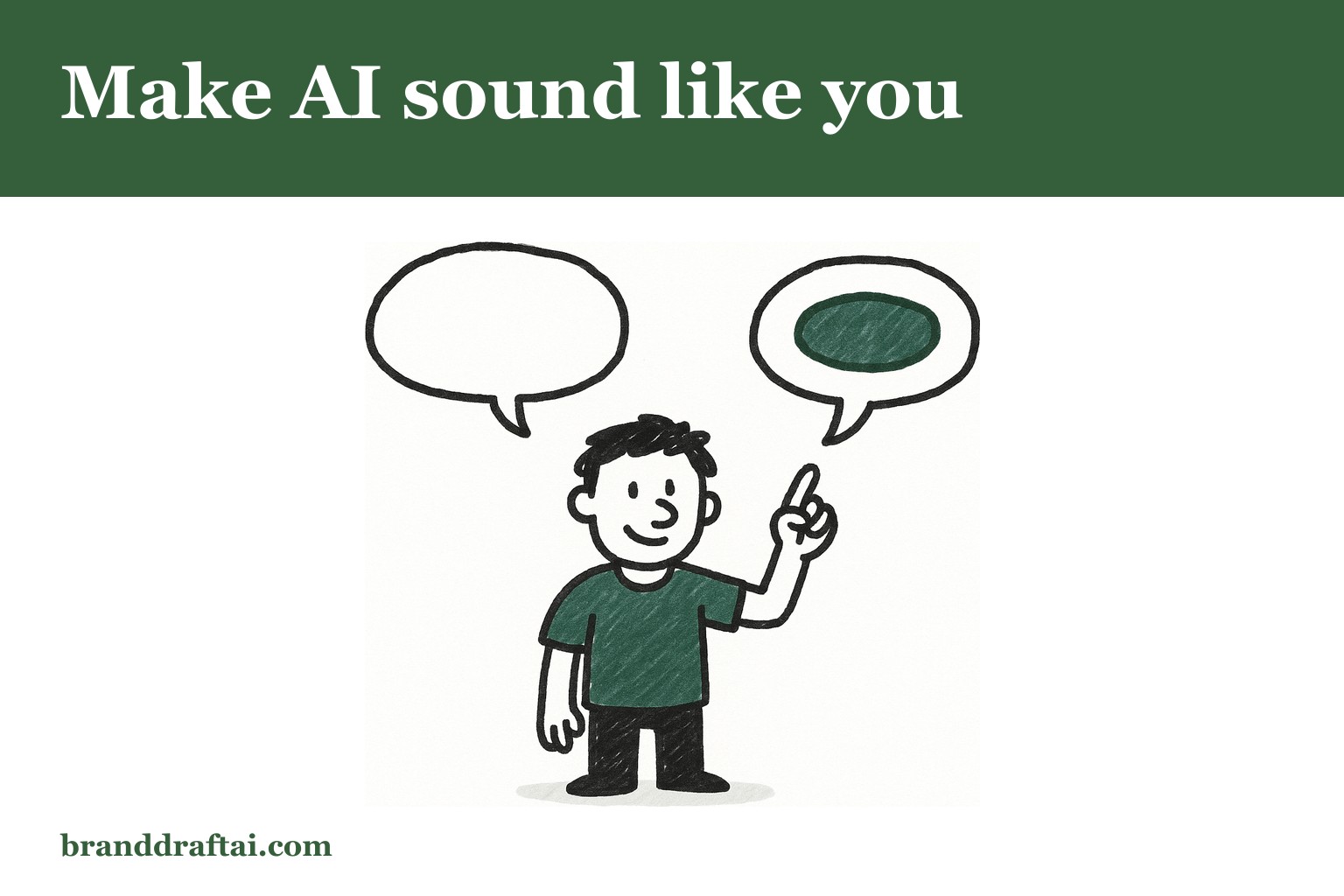The difference between AI content and AI content that actually sounds like you