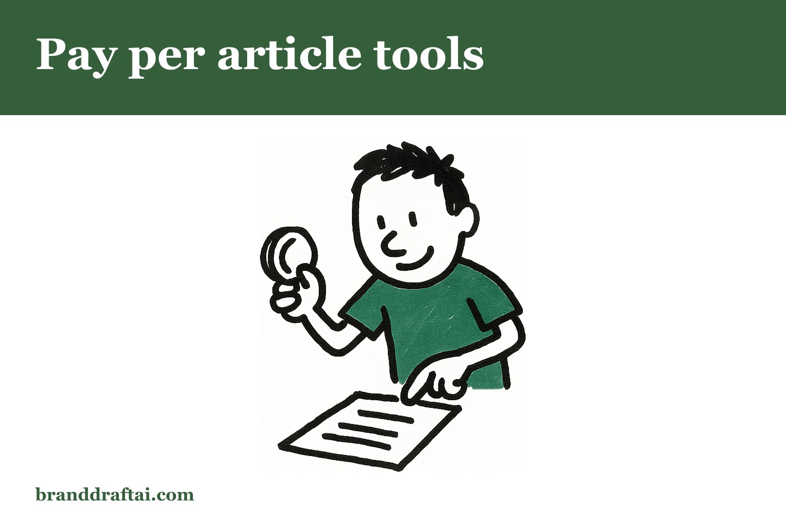 AI content tools that charge per article instead of a monthly subscription