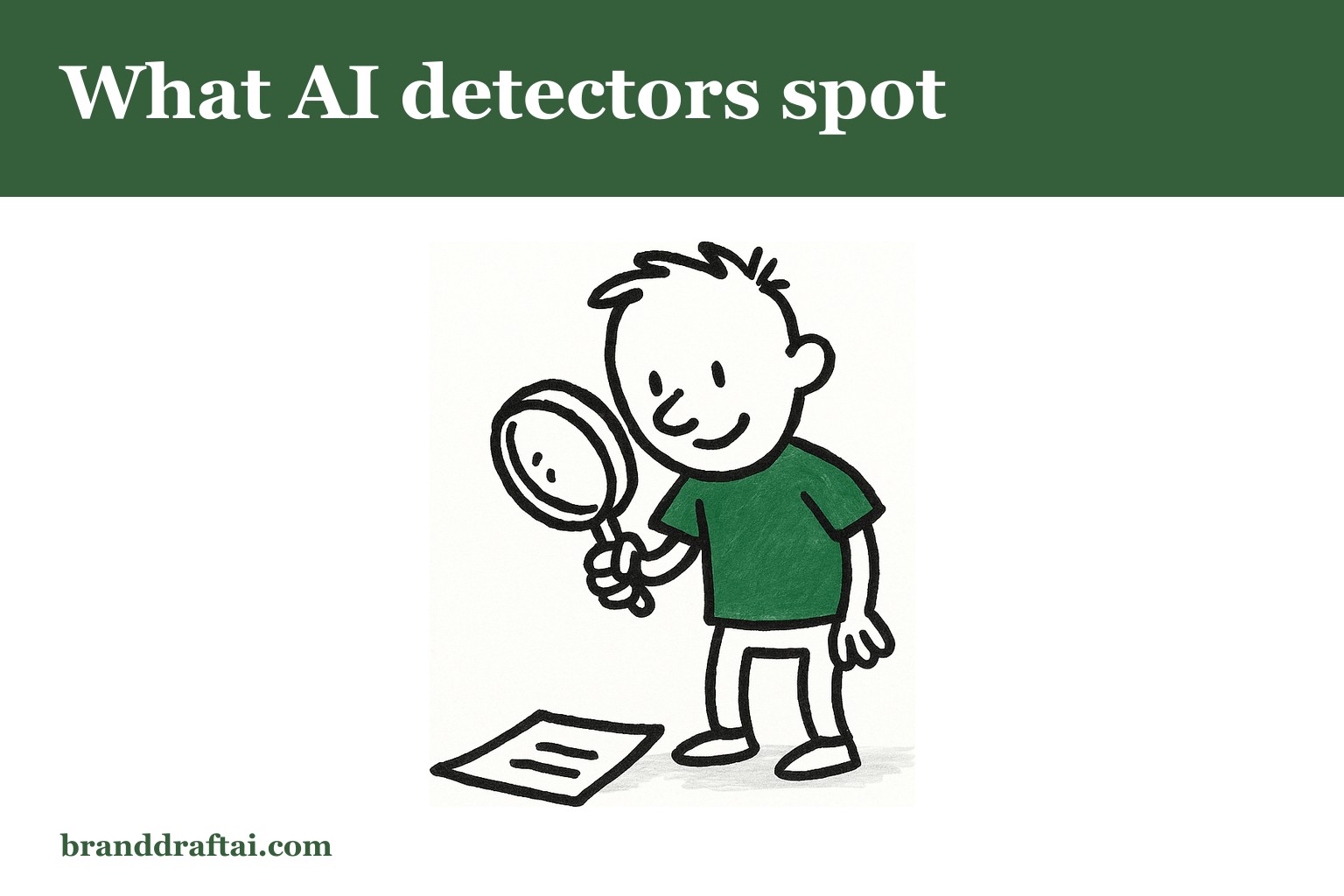 What AI detectors are actually looking for in your writing