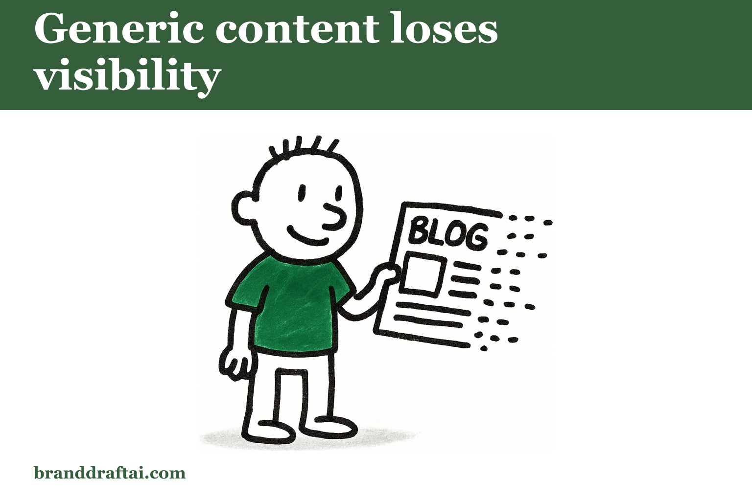What AI Overviews mean for businesses that publish generic blog content