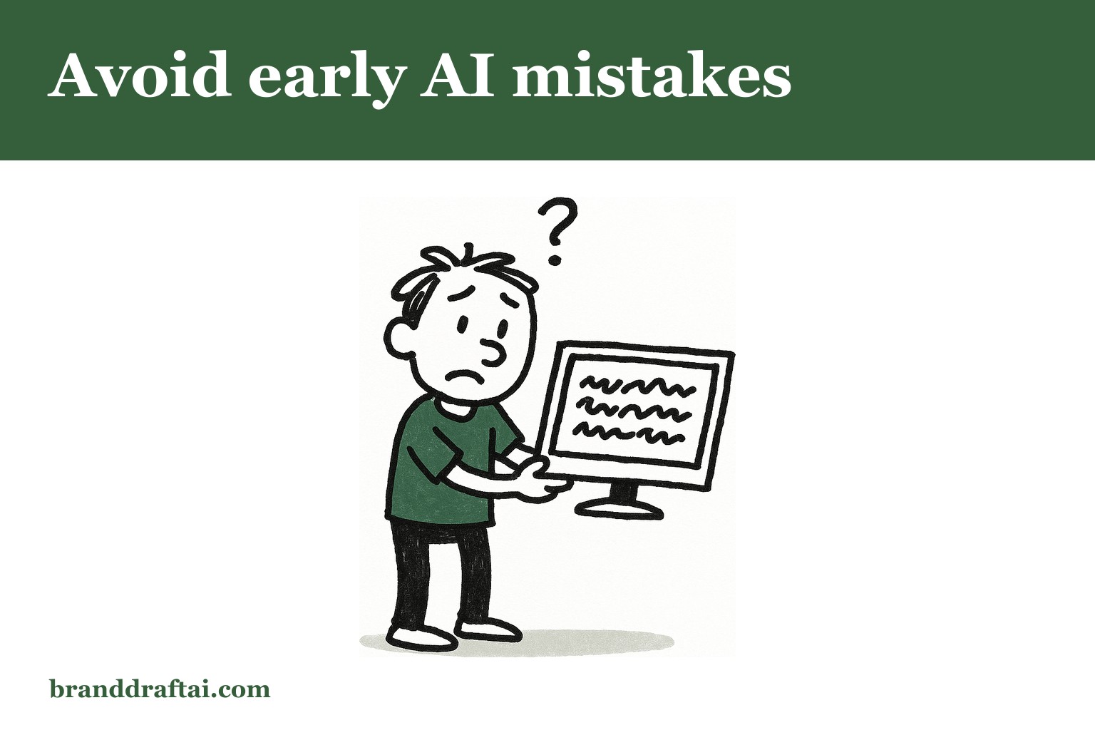 The AI writing tool mistakes most businesses make in the first month