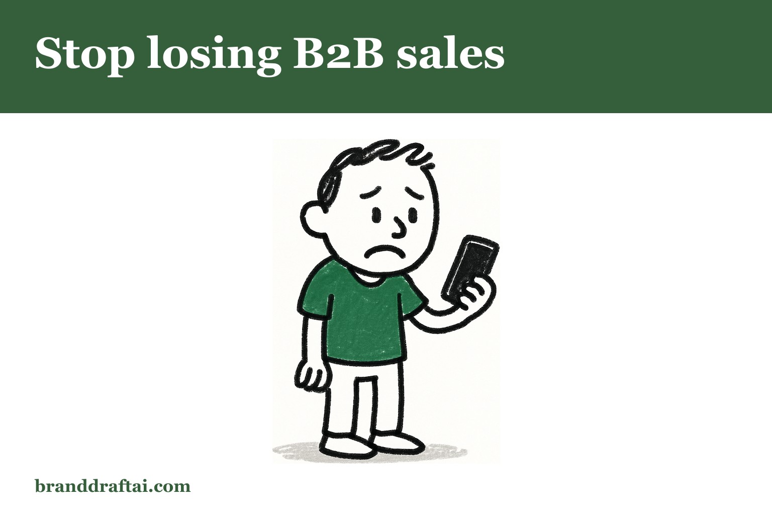 Why B2B blog content loses the sale before the reader picks up the phone