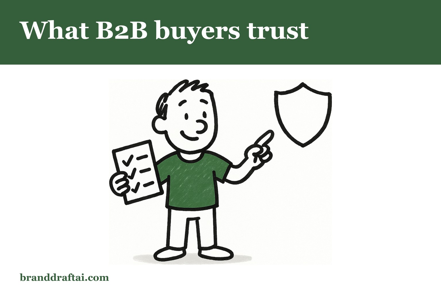 What B2B buyers in 2026 actually trust before they talk to your sales team