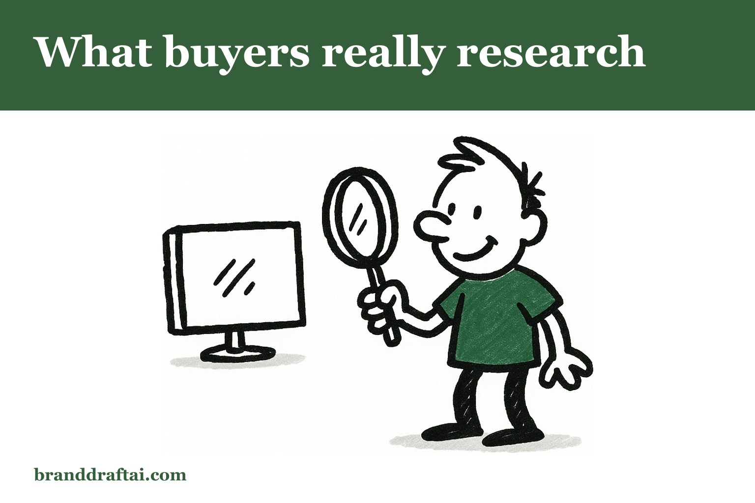 Why B2B buyers google you after the sales call, not before