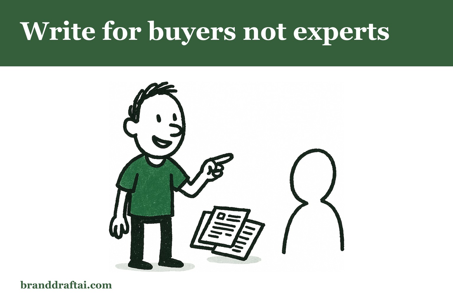 Why B2B content that sounds like your industry loses to content that sounds like your buyer