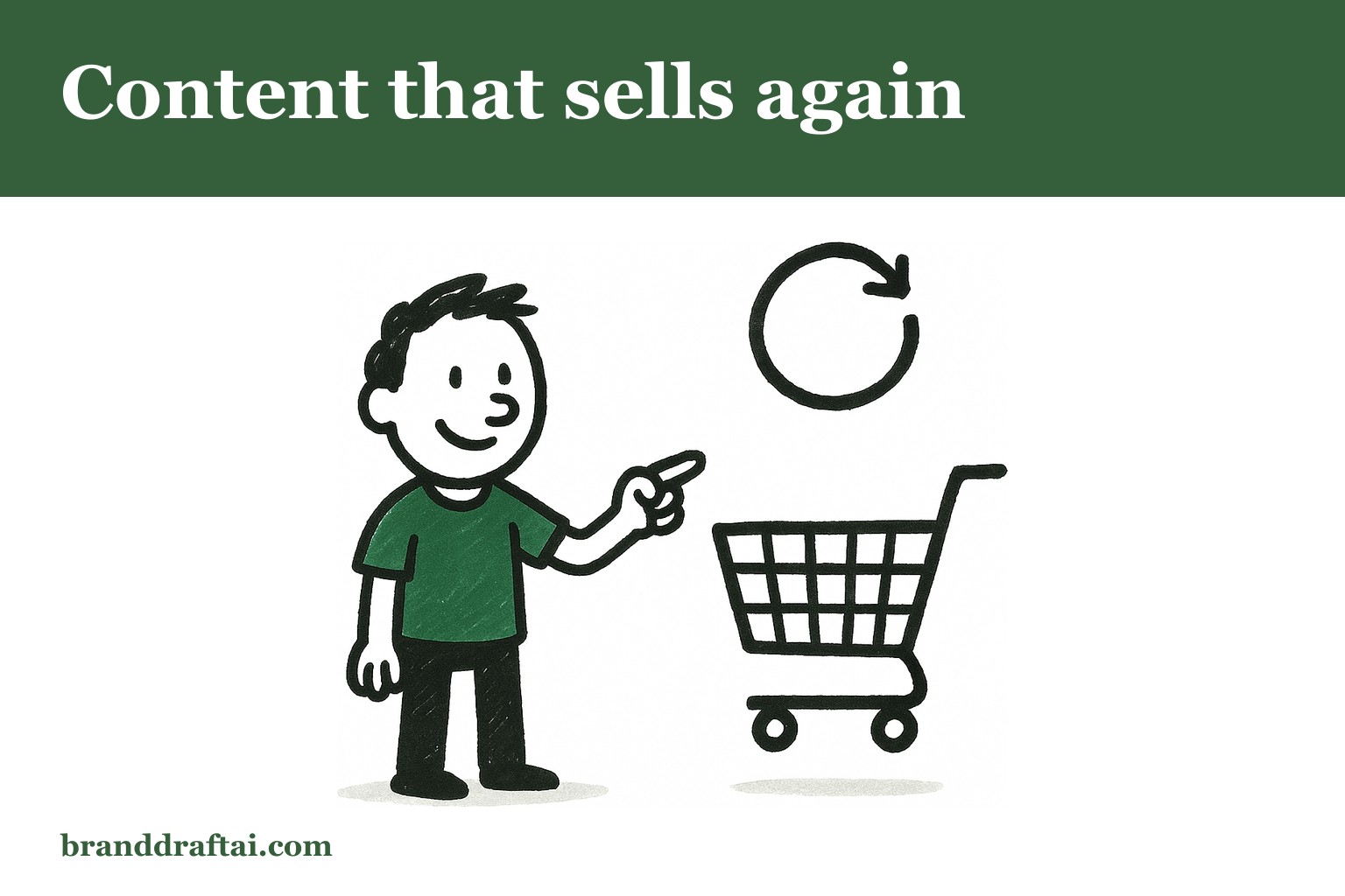 The B2C content types that drive repeat purchases vs the ones that don't