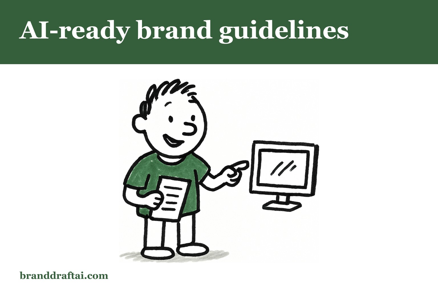 How to write brand guidelines that actually work as AI input