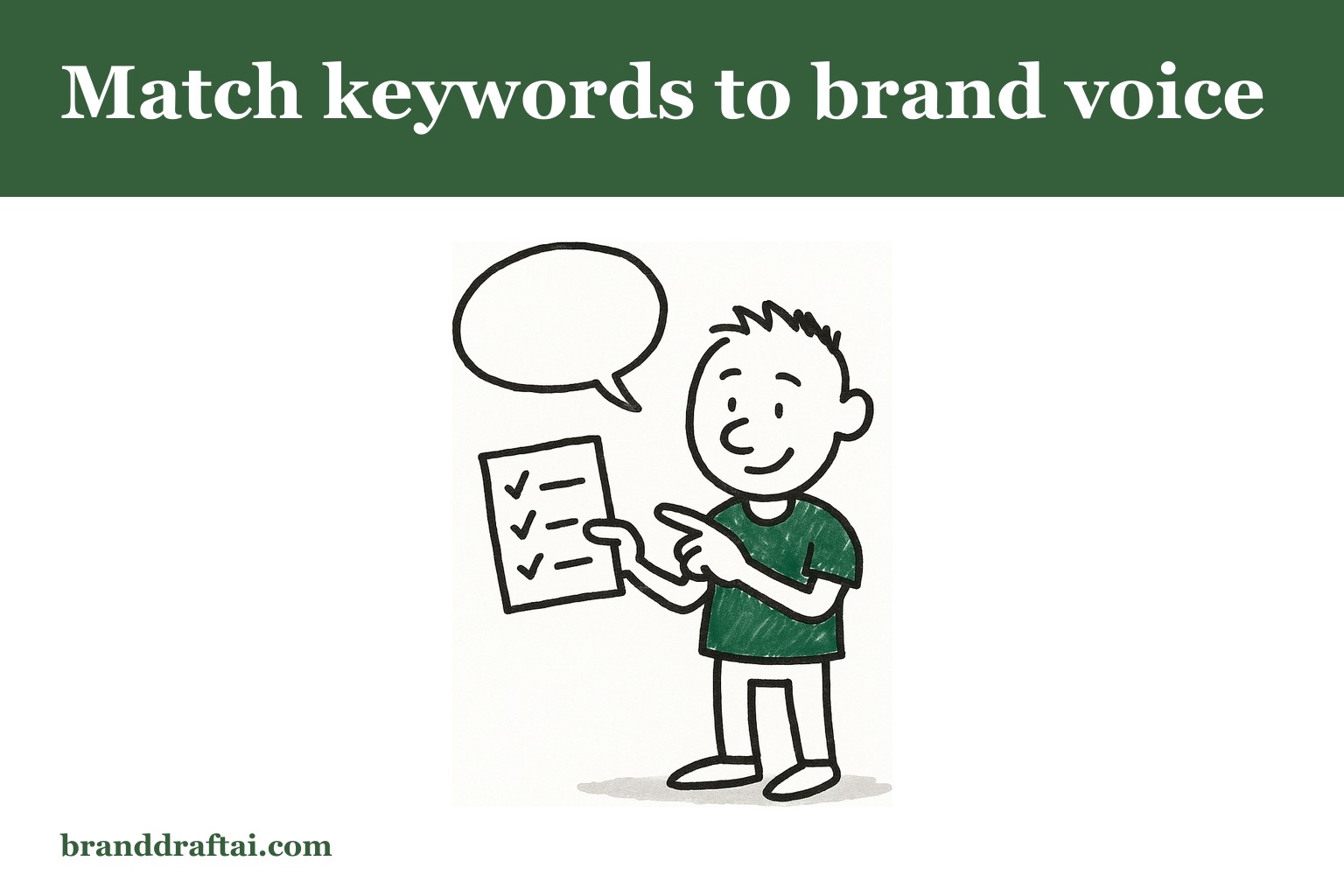 How to choose keywords that fit how your brand actually talks