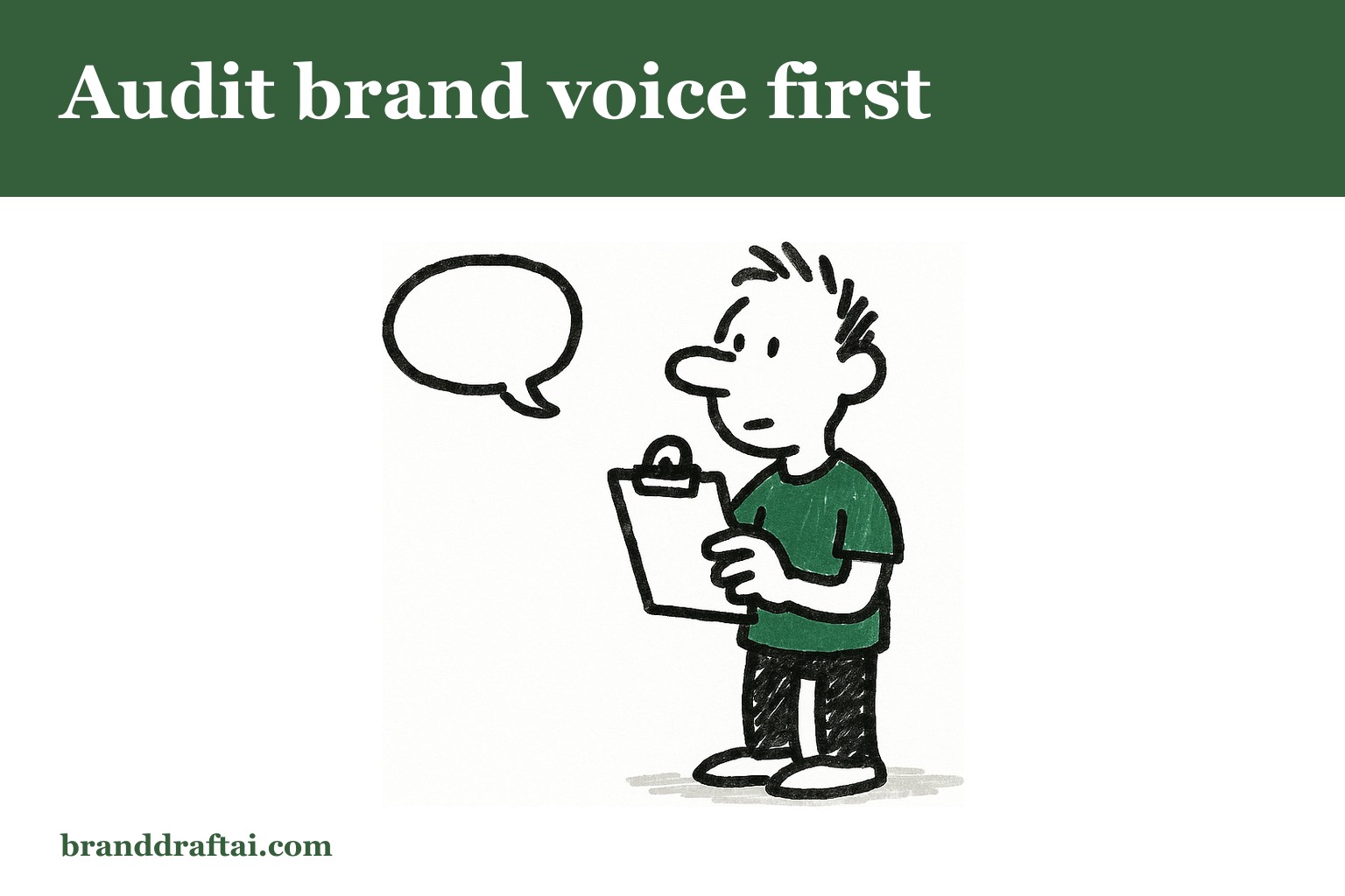 How to run a brand voice audit before taking on a new client