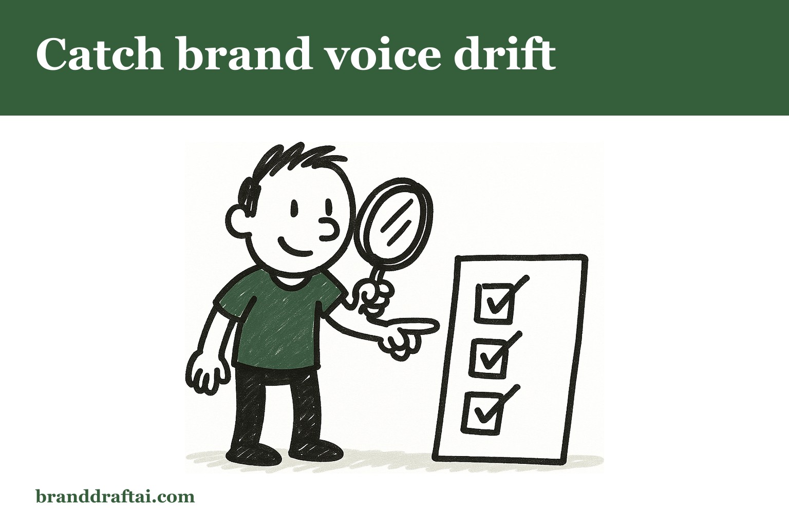 The QA process that catches brand voice drift before clients notice