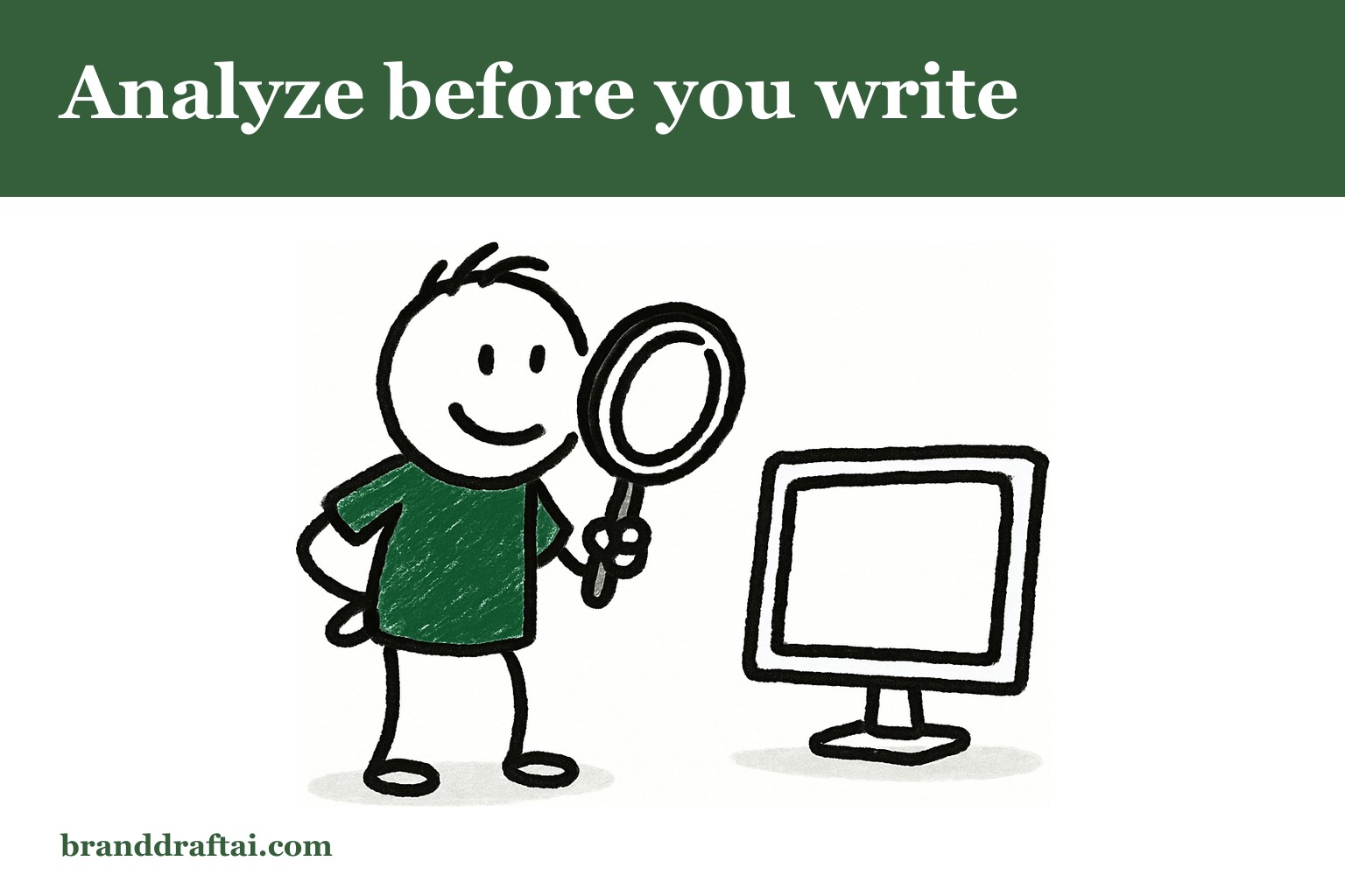 How to analyse a brand's website before writing a single word