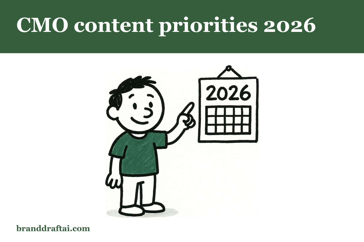 What CMOs are prioritising in content strategy for 2026