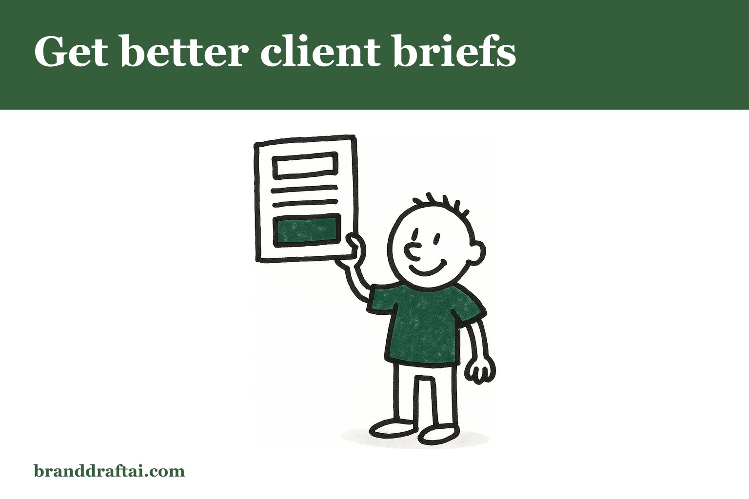 The content brief template that gets freelance writers better briefs from clients