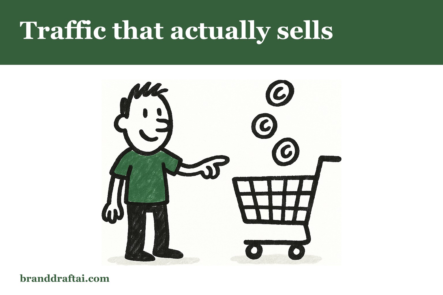 Content marketing for ecommerce in 2026 — what drives sales vs what just drives traffic