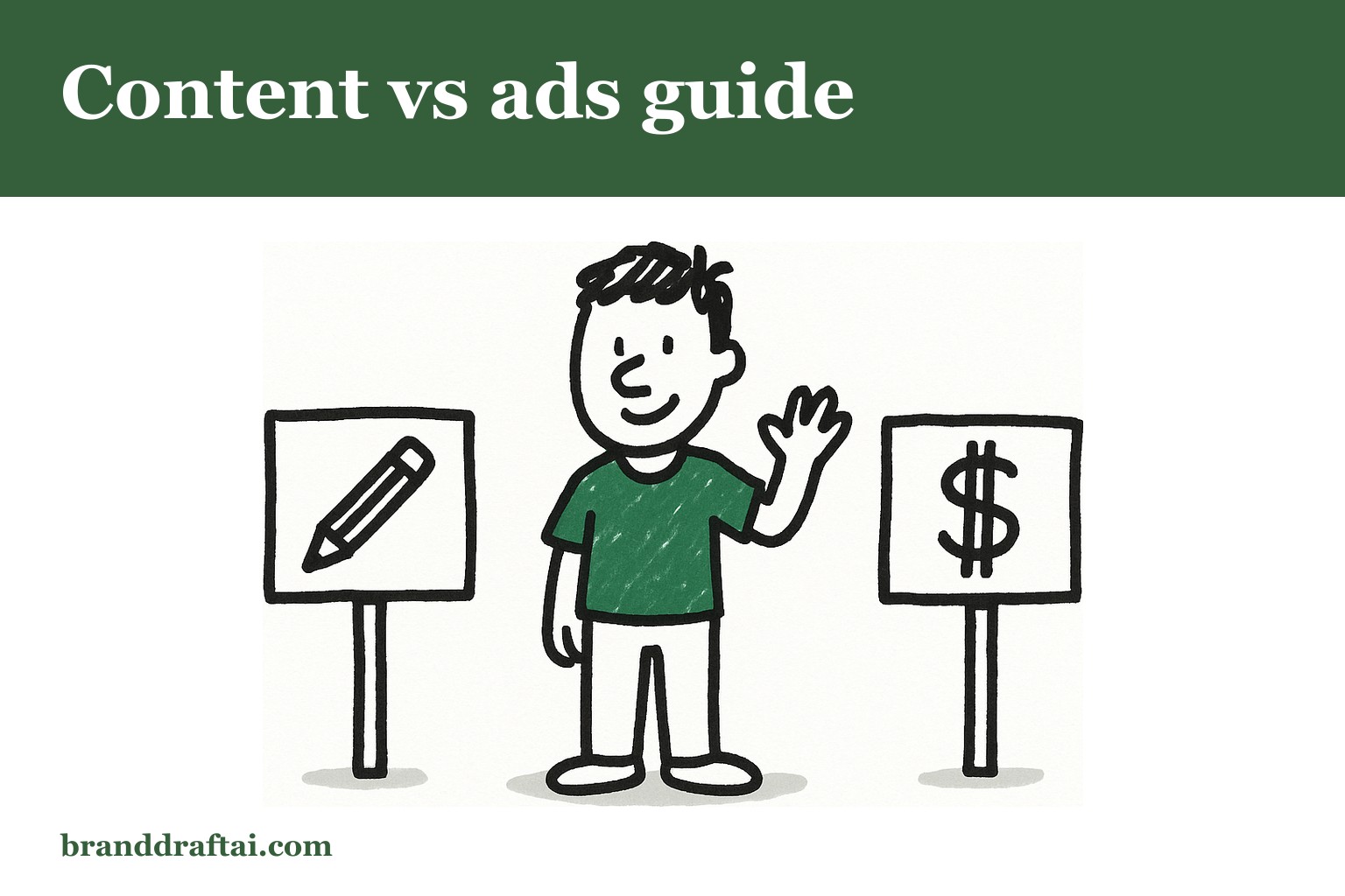 Content marketing vs paid ads — which one should small businesses invest in first