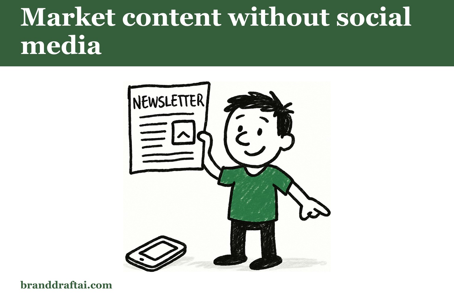 How to do content marketing without relying on social media