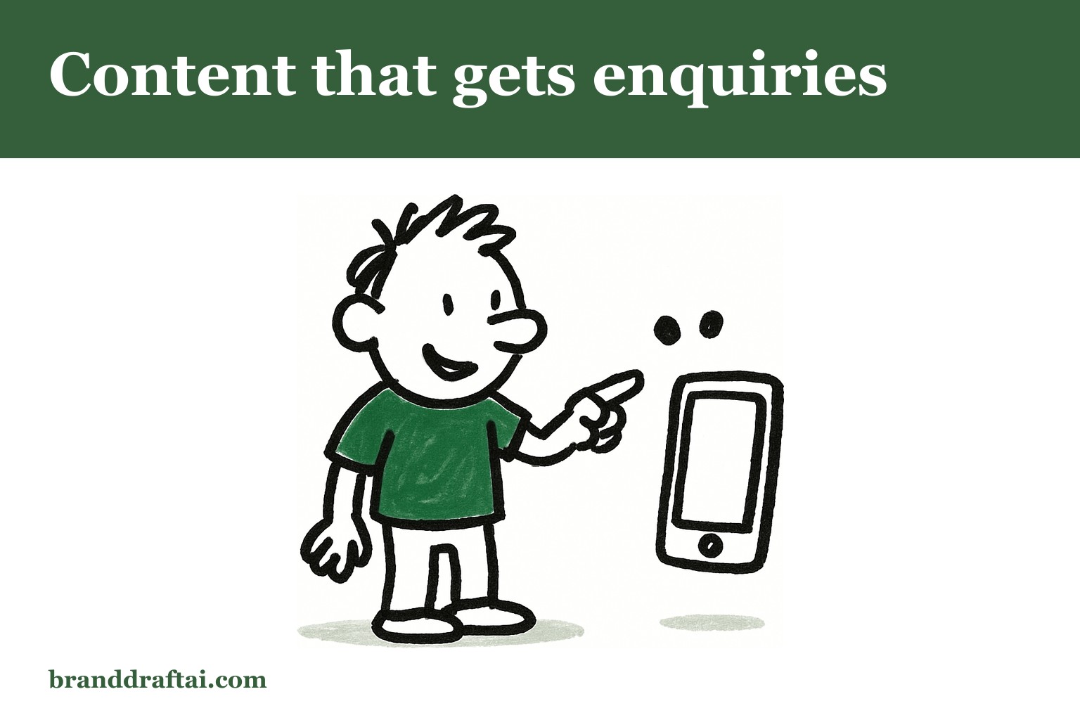 Content strategy for service-based businesses — what actually drives enquiries