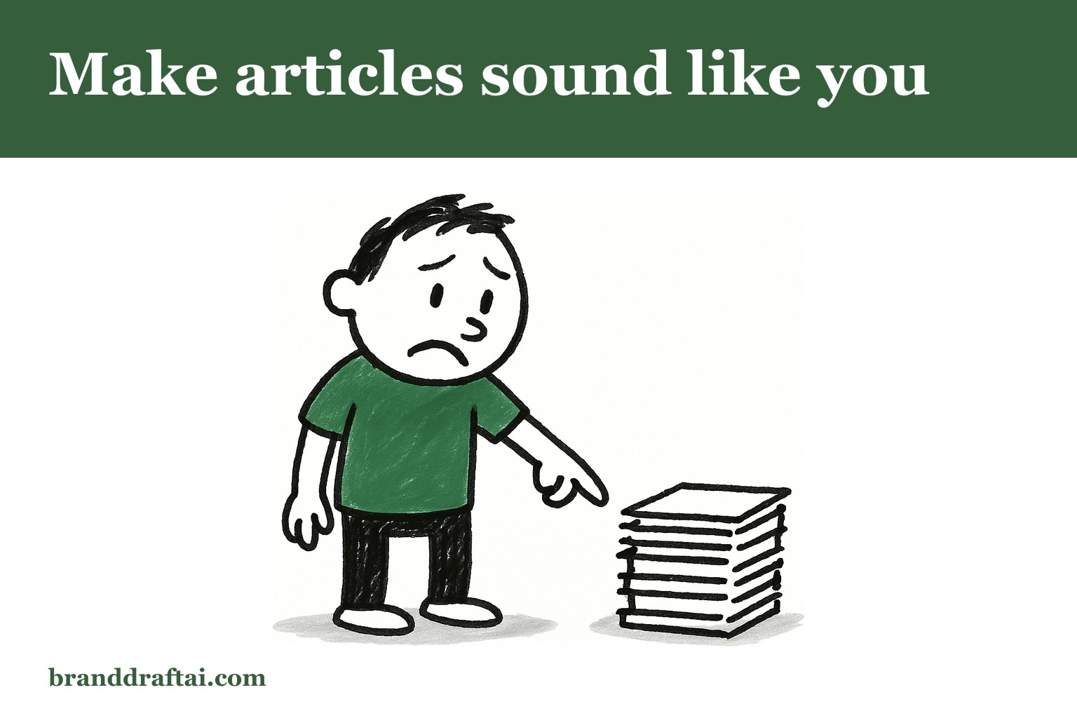 Why your content team keeps producing articles that don't sound like the brand