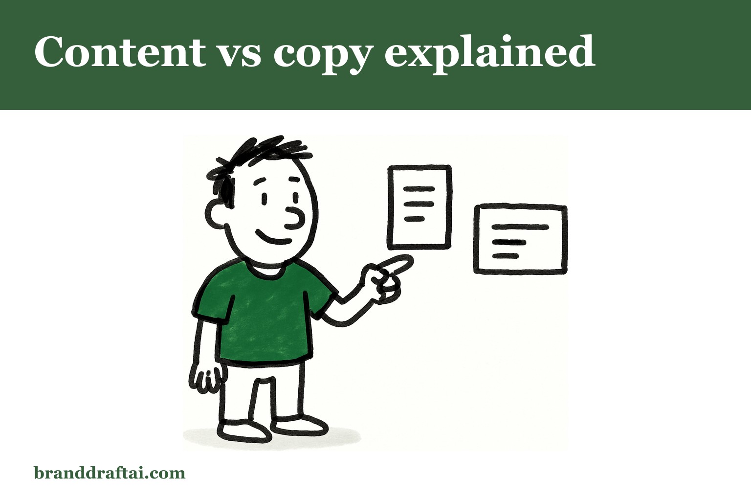 Content writing vs copywriting — what's the difference and which do you need