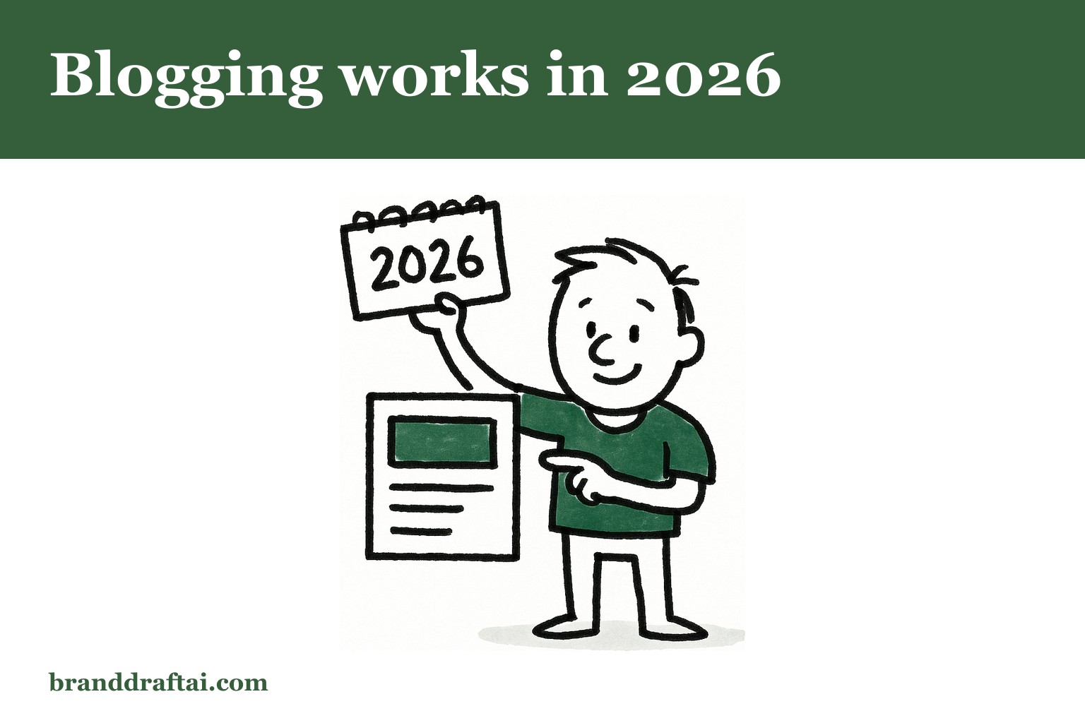 Does blogging still work in 2026 or is it a waste of time