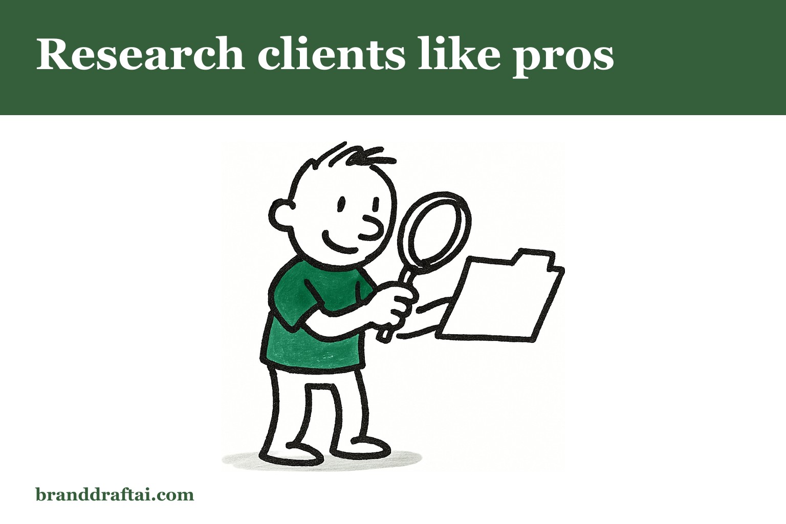 What freelance writers miss when they research a new client
