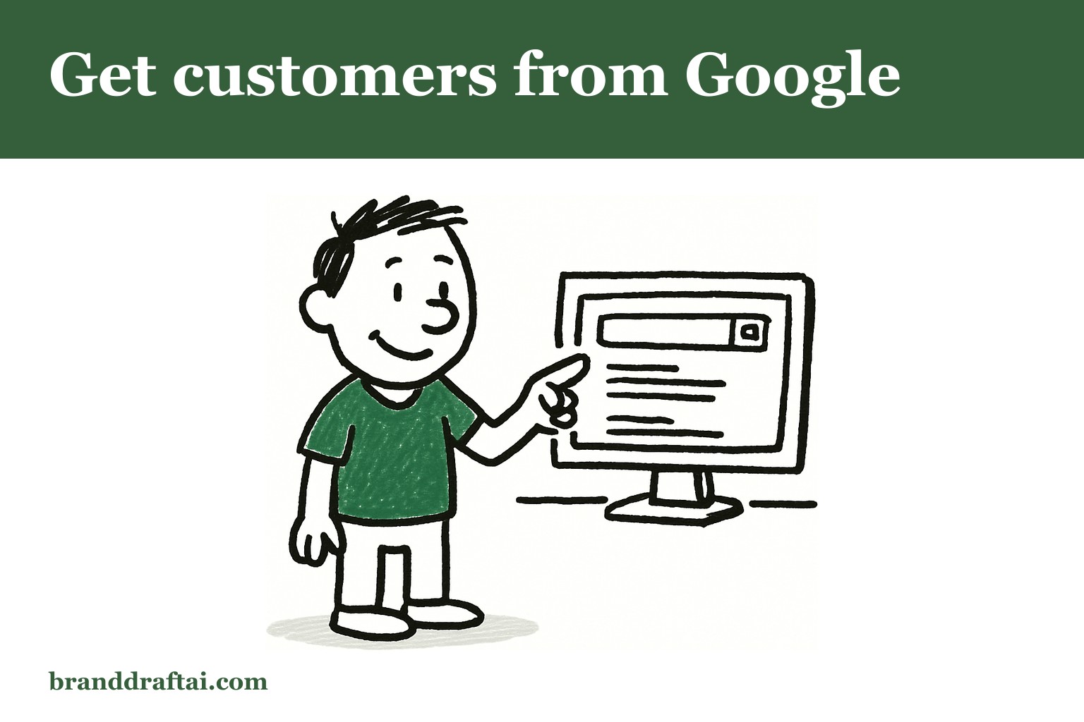 How to get customers from Google when you run a small business