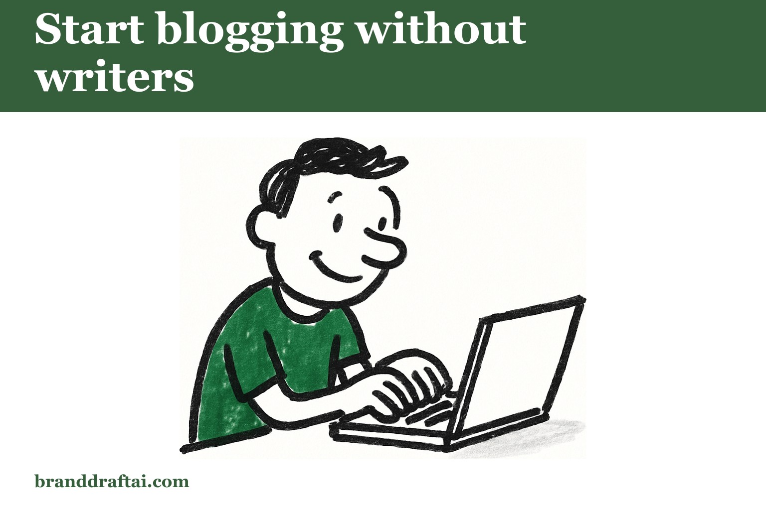 How to start a blog for your business in 2026 without hiring a writer