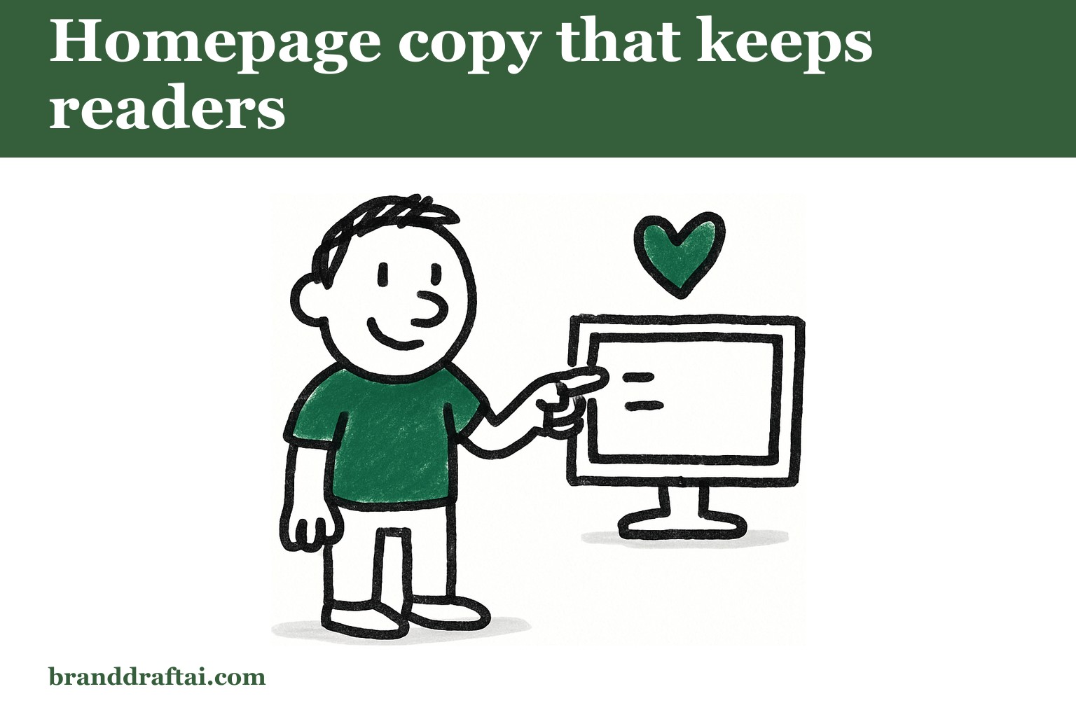 How to write homepage copy that makes visitors stay and read