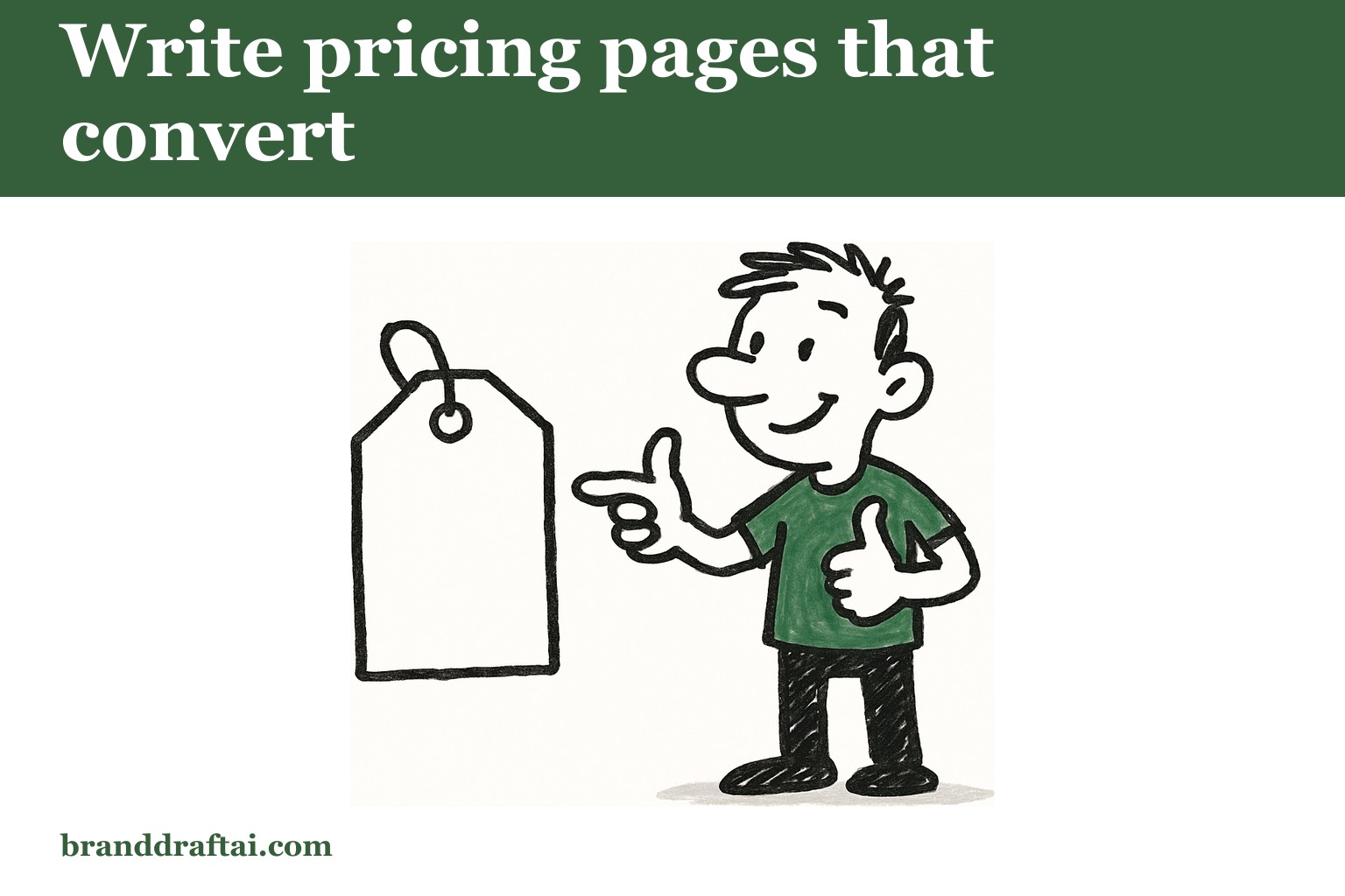 How to write a pricing page that reduces friction and increases conversions