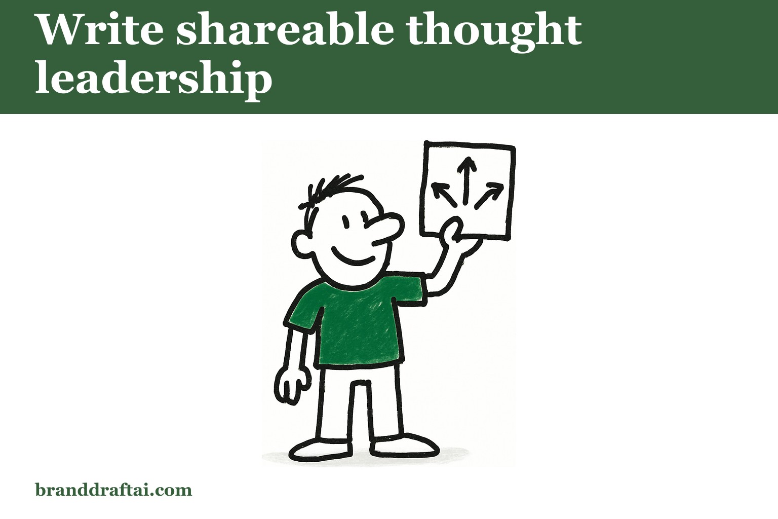 How to write a thought leadership article that people actually share