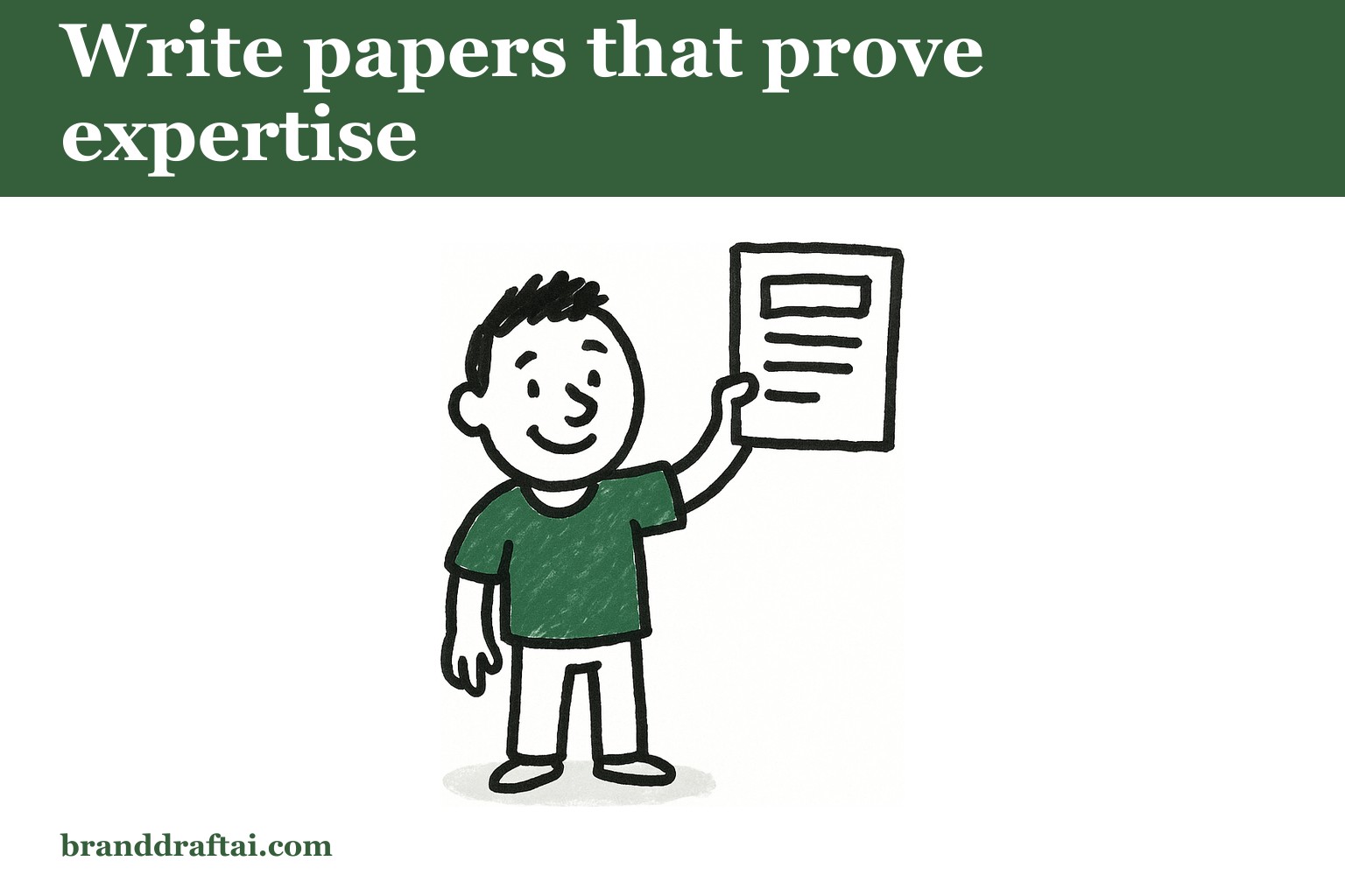 How to write a white paper that positions your business as the expert
