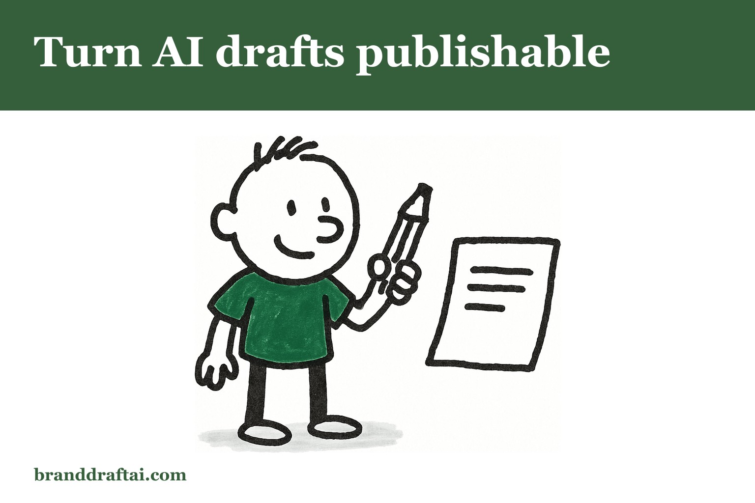 The human editing workflow that makes AI content publishable