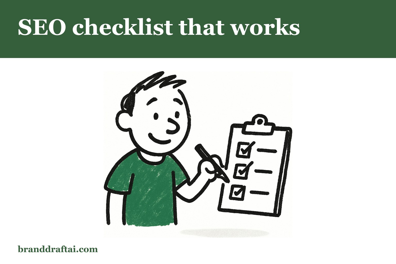 The on-page SEO checklist that still matters in 2026