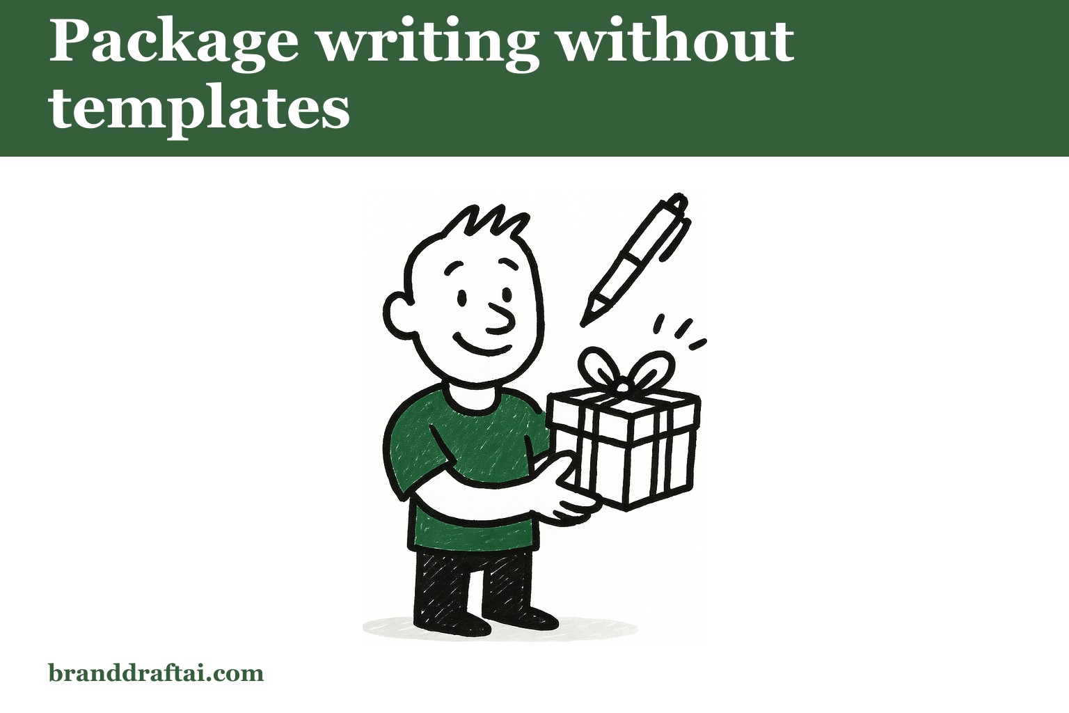 How to productise your writing service without losing what makes it custom