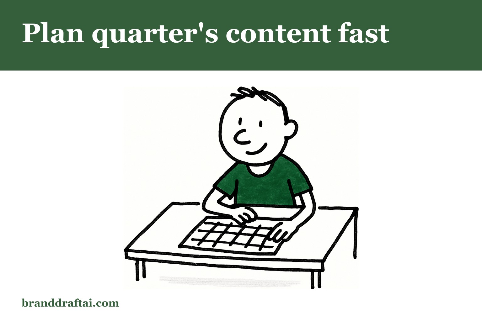 What a quarter of blog content looks like when you plan it in one afternoon
