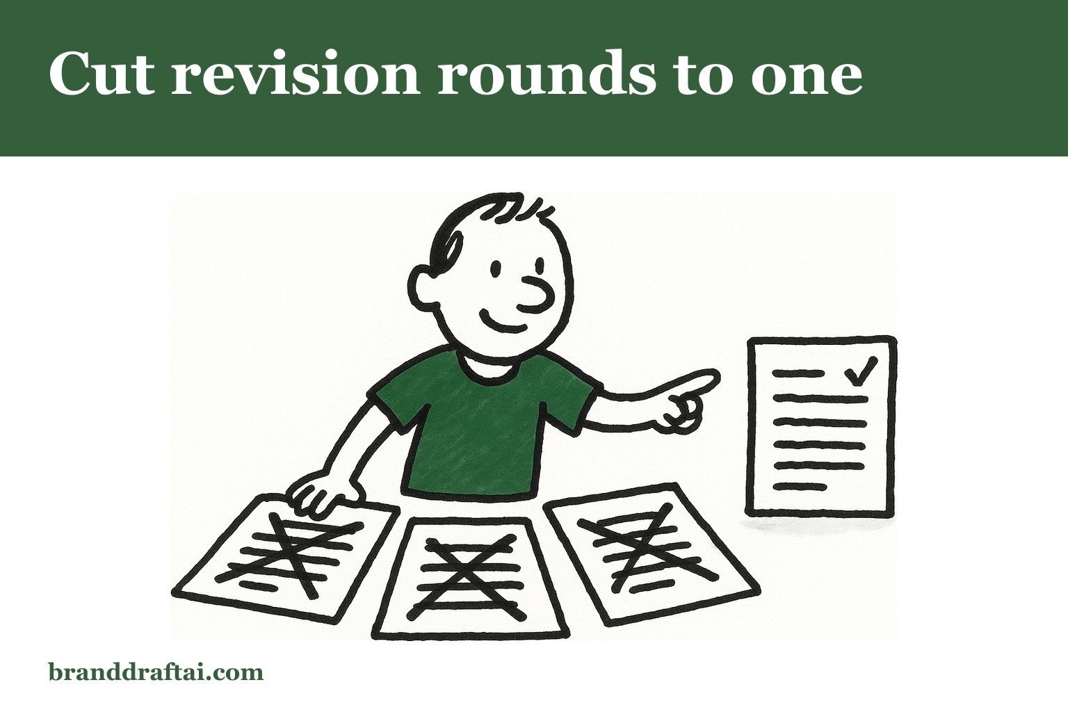 How to cut content revision cycles from four rounds to one