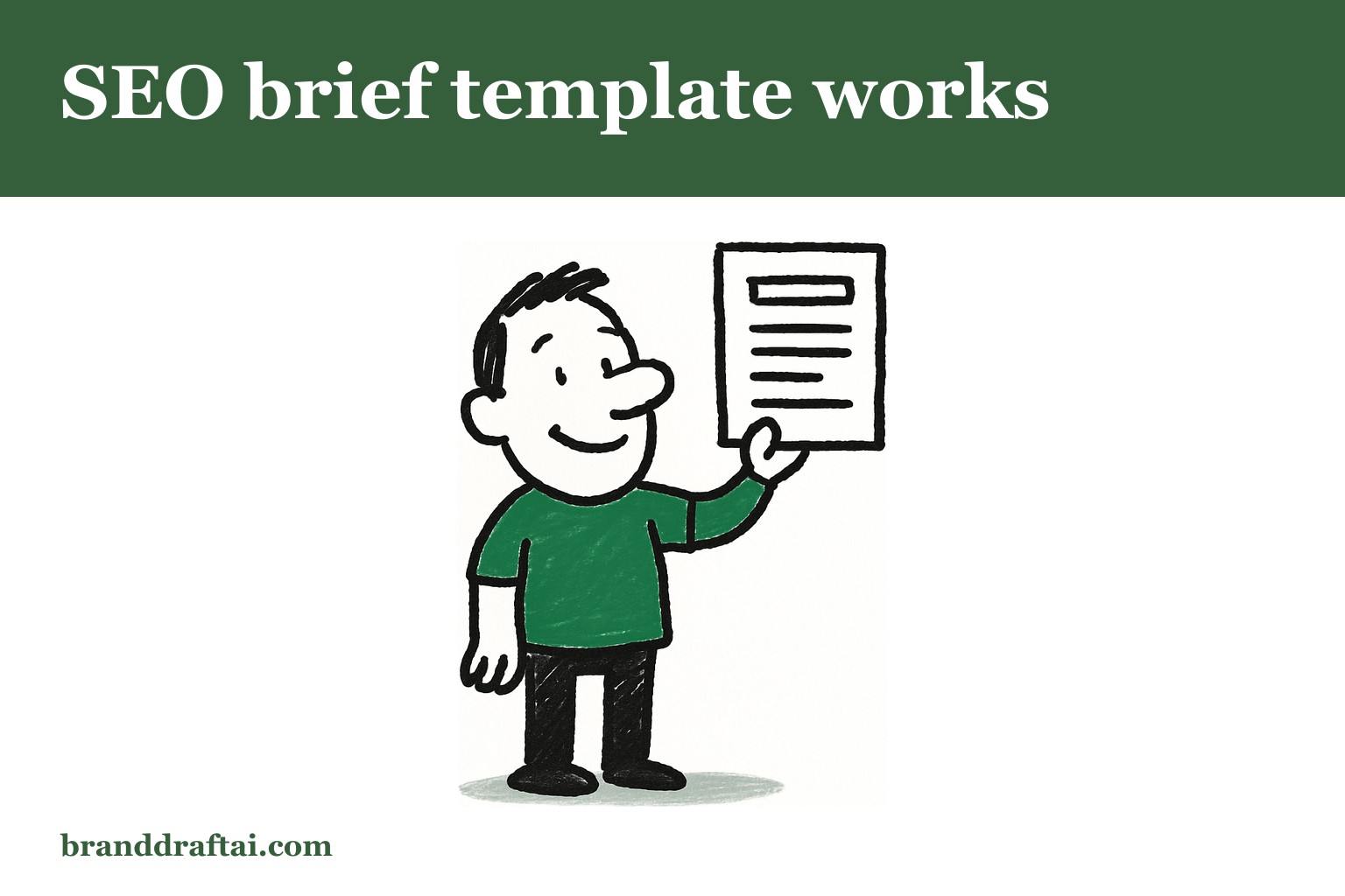 The SEO content brief template that produces rankable articles in 2026
