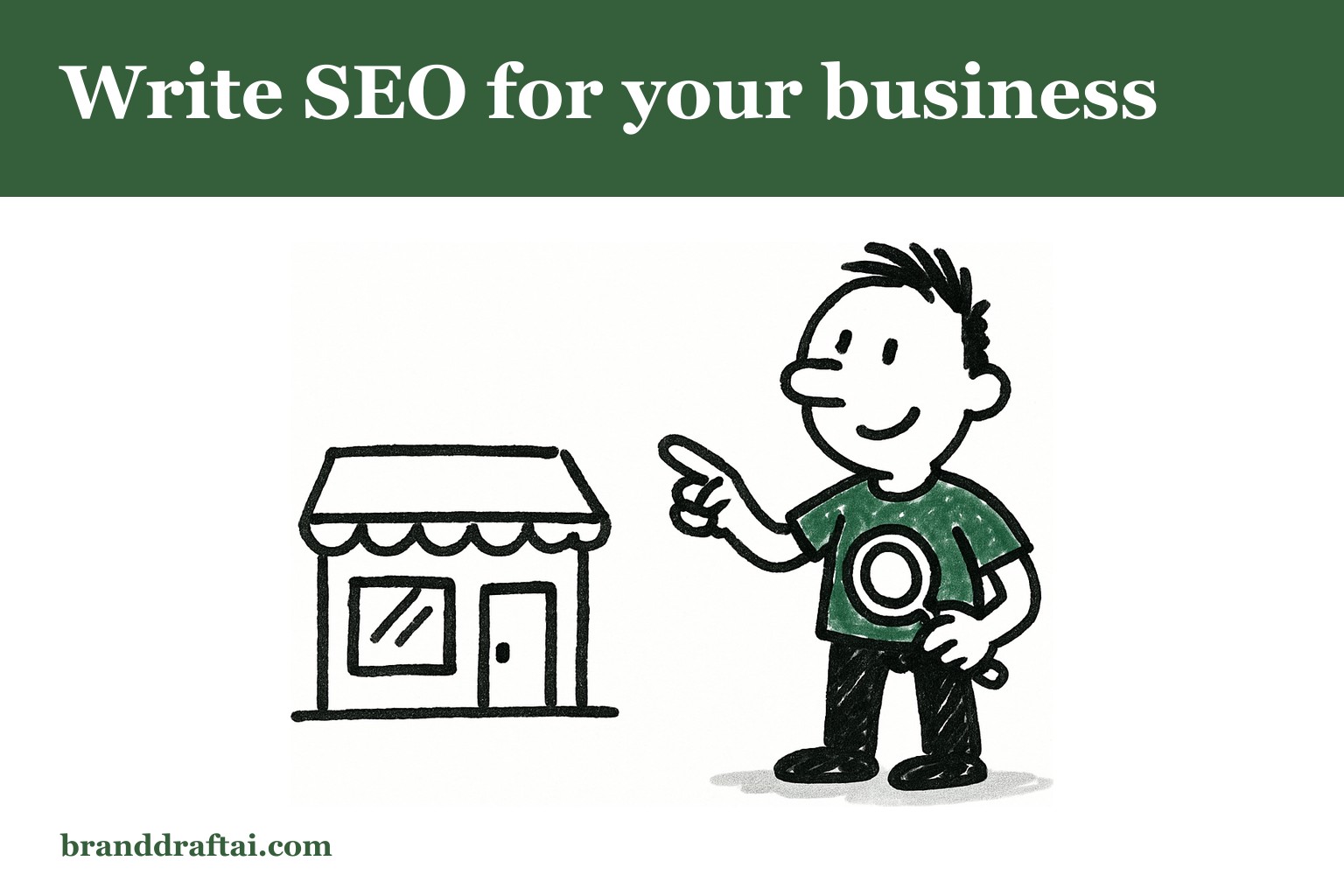 SEO content that references your actual business