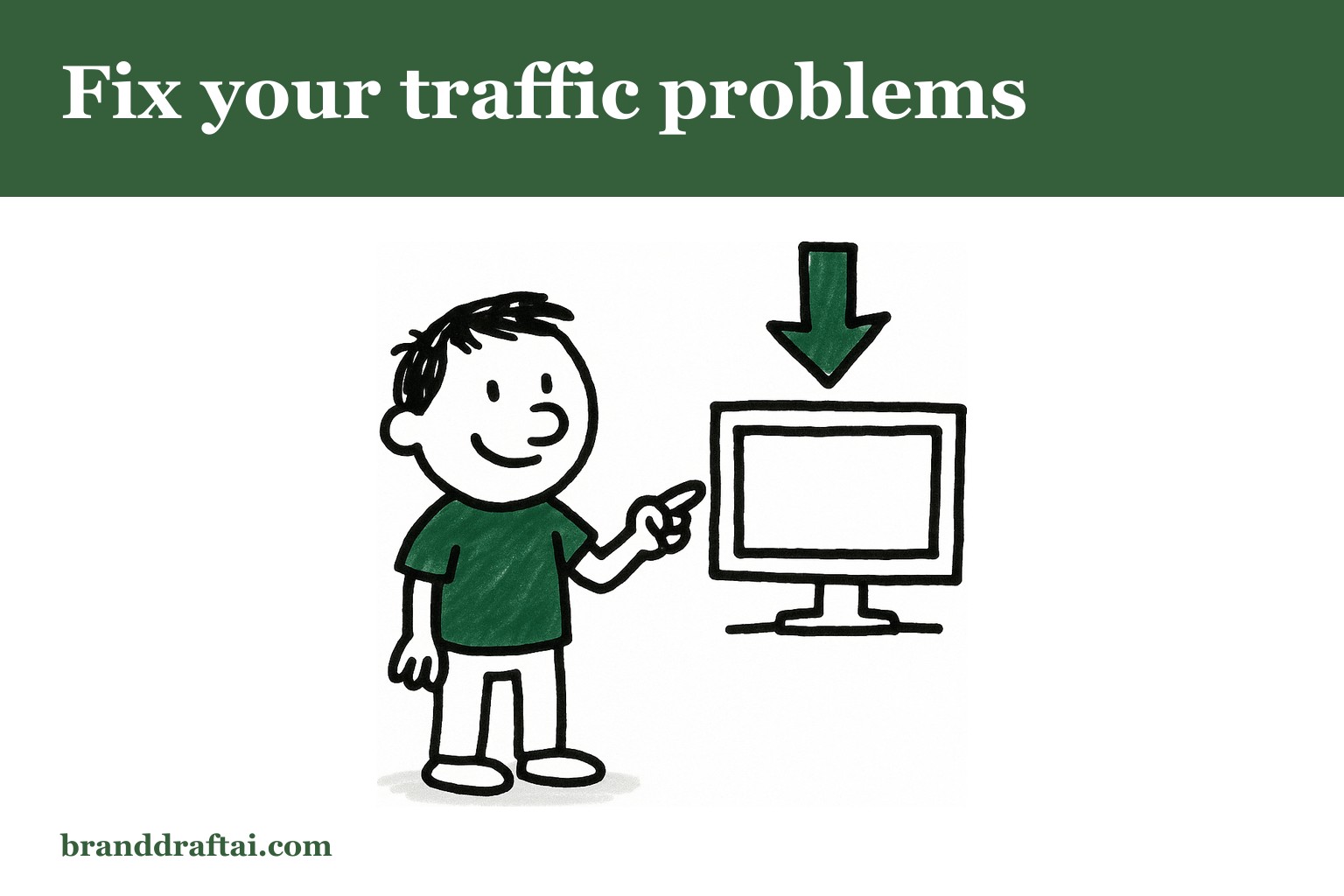 Why your website isn't getting traffic — and what to do about it