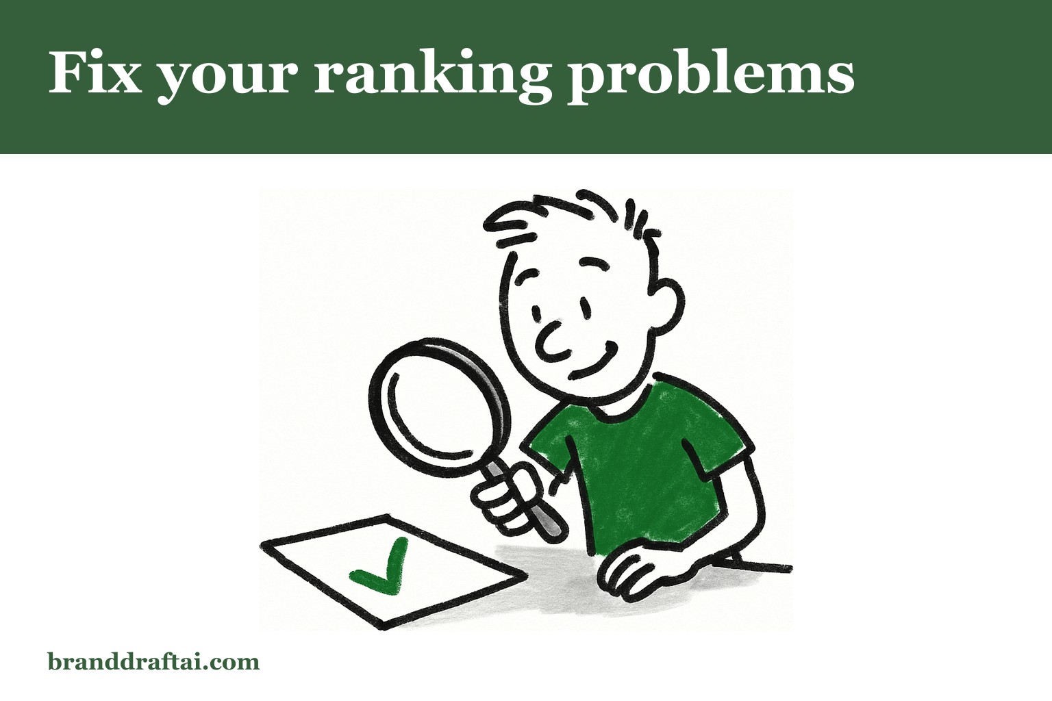 Why your content isn't ranking — a diagnostic for business owners